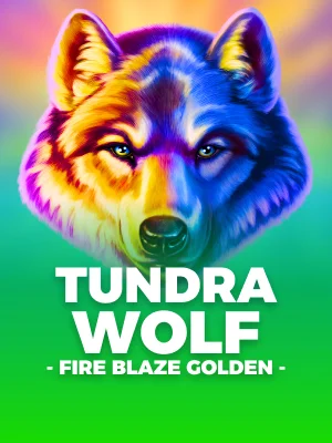 Fire Blaze Golden Tundra Wolf